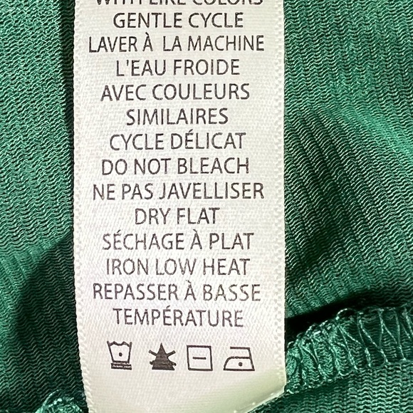 MAX Studio - Womens Green Floral Mesh Pullover Top Size Large NWT - Picture 12 of 12